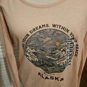 Alaska Graphic Women's Top - Cream